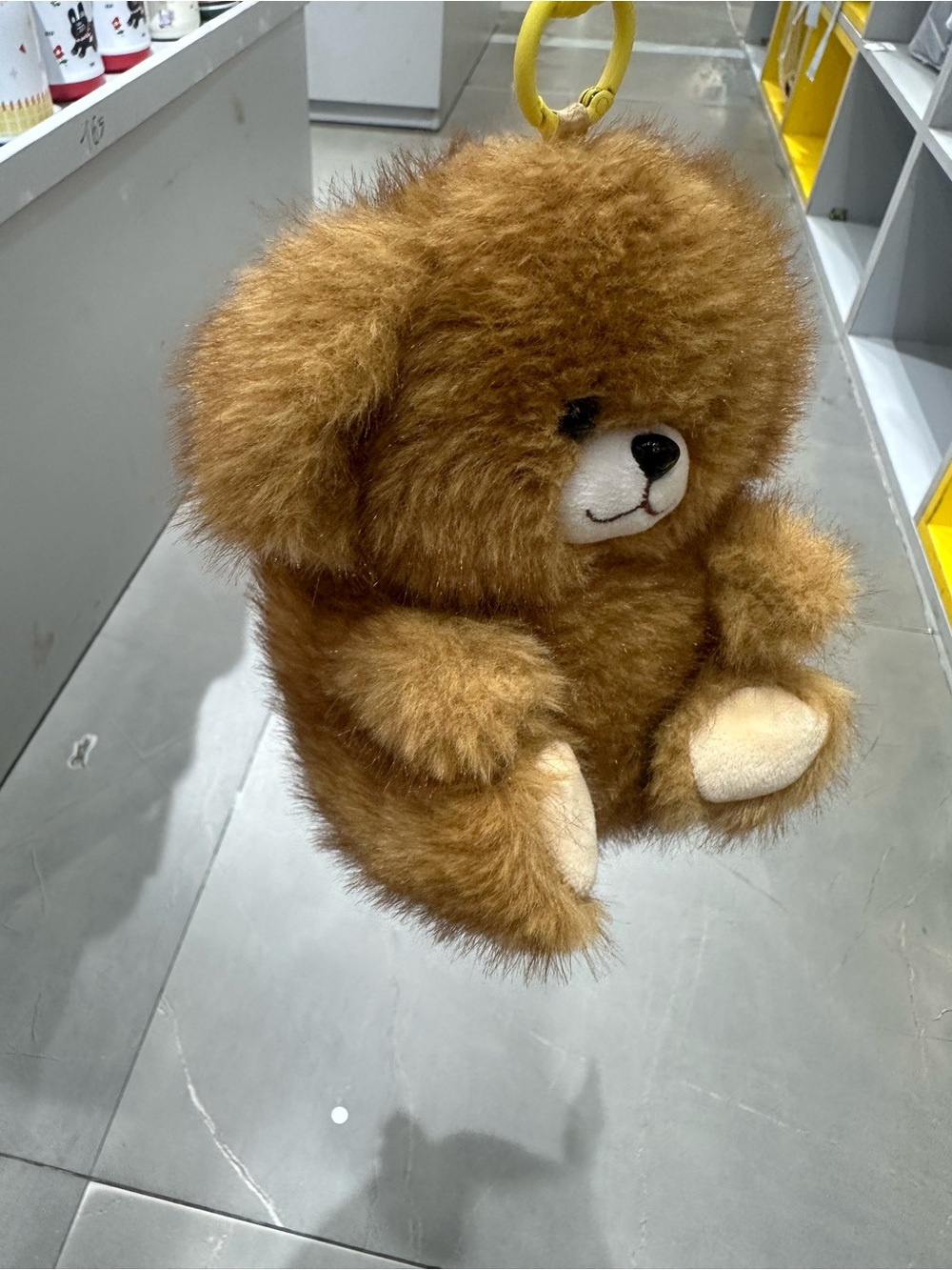 Plush Brown Teddy Bear Keychain Bag Charm by